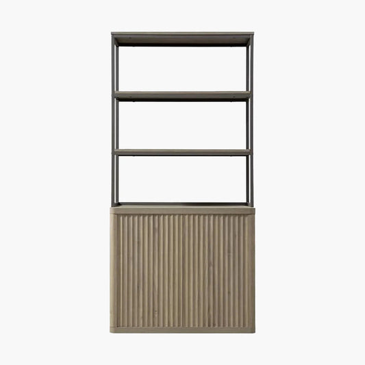 Cas 70.9Inch Bookshelf With 2 Doors